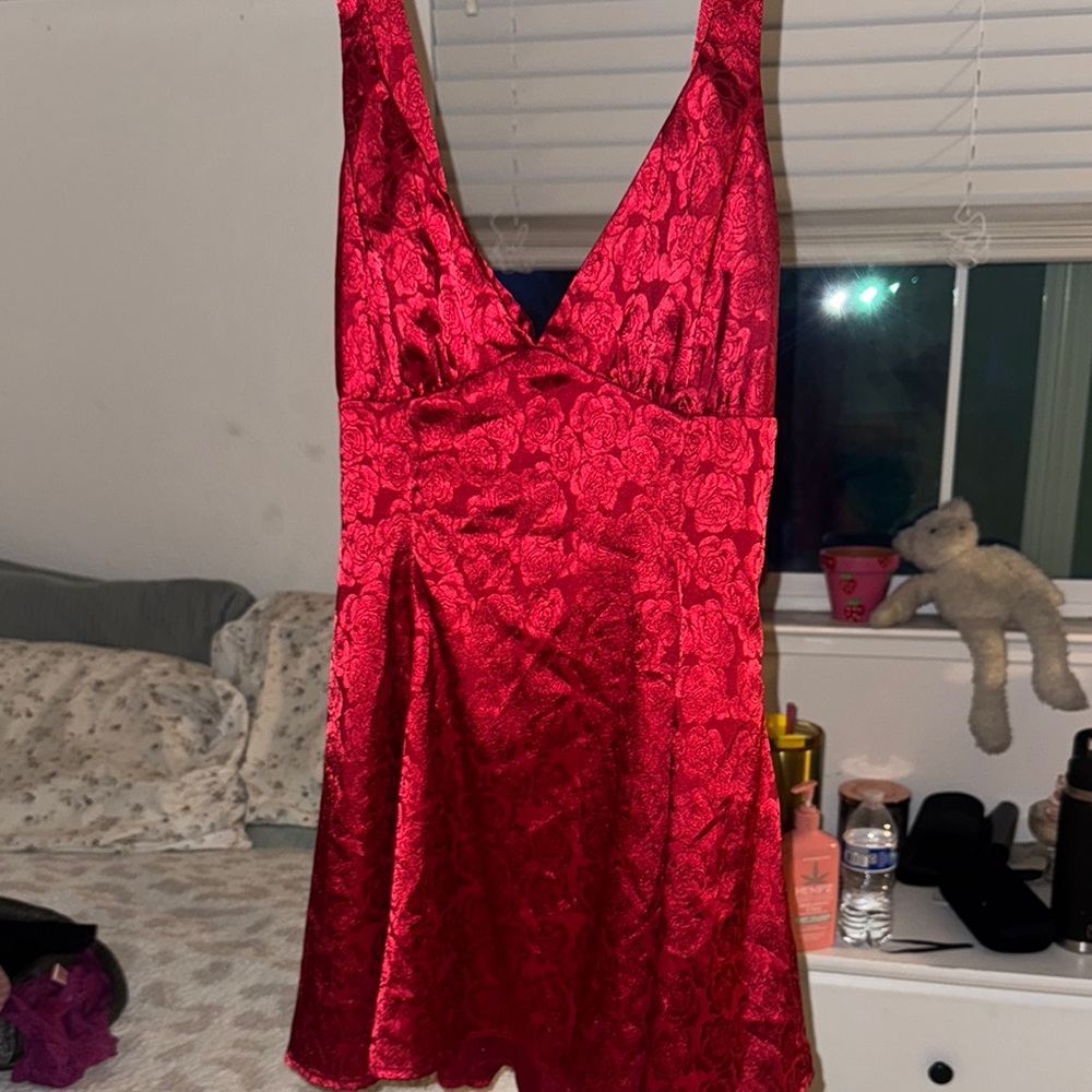 Lucy in the Sky Red Mini Dress